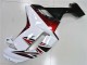 Weiß Schwarz Rot 2007-2008 Kawasaki ZX6R Motorrad Verkleidung