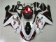 Weiß Schwarz Rot 2007-2008 Kawasaki ZX6R Motorrad Verkleidung