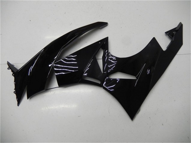 Glänzendes Schwarz 2009-2012 Kawasaki ZX6R Motorrad Verkleidung