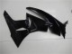 Glänzendes Schwarz 2009-2012 Kawasaki ZX6R Motorrad Verkleidung