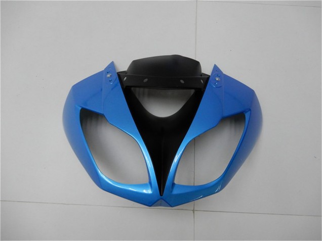 Hellblau Glänzendes Schwarz 2009-2012 Kawasaki ZX6R Motorrad Verkleidung