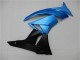 Hellblau Glänzendes Schwarz 2009-2012 Kawasaki ZX6R Motorrad Verkleidung