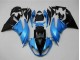 Hellblau Glänzendes Schwarz 2009-2012 Kawasaki ZX6R Motorrad Verkleidung