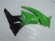 Grün Glänzendes Schwarz 2009-2012 Kawasaki ZX6R Motorrad Verkleidung Kit