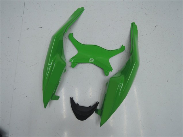 Grün Glänzendes Schwarz 2009-2012 Kawasaki ZX6R Motorrad Verkleidung Kit