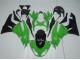 Grün Glänzendes Schwarz 2009-2012 Kawasaki ZX6R Motorrad Verkleidung Kit