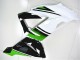 Grün Weiß Glänzendes Schwarz 2013-2018 Kawasaki ZX6R Motorrad Verkleidung