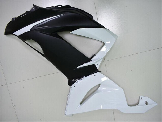 Weiß Matt Schwarz 2013-2018 Kawasaki ZX6R Abs Verkleidungen