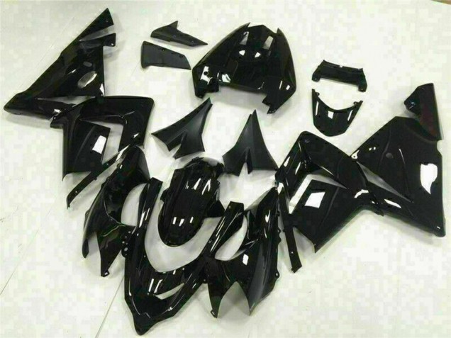 Glänzendes Schwarz 2004-2005 Kawasaki ZX10R Motorrad Verkleidung