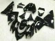 Glänzendes Schwarz 2004-2005 Kawasaki ZX10R Motorrad Verkleidung