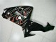 Glänzendes Schwarz Rot Flamme 2006-2007 Kawasaki ZX10R Motorrad Verkleidung Kit