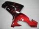 Glänzendes Schwarz Rot Flamme 2006-2007 Kawasaki ZX10R Motorrad Verkleidung