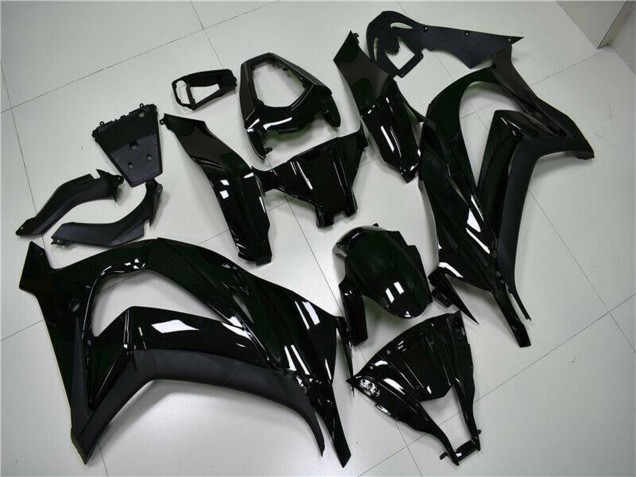 Glänzendes Schwarz 2011-2015 Kawasaki ZX10R Motorrad Verkleidung