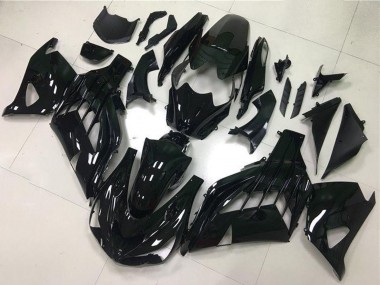 Glänzendes Schwarz 2012-2024 Kawasaki ZX14R ZZR1400 Motorrad Verkleidung