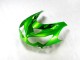 Grün Glänzendes Schwarz 2012-2024 Kawasaki ZX14R ZZR1400 Motorrad Verkleidung