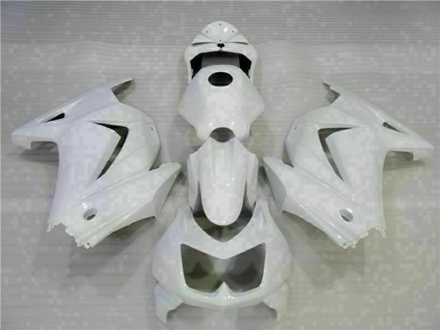 Weiß 2008-2012 Kawasaki EX250 Motorrad Verkleidung