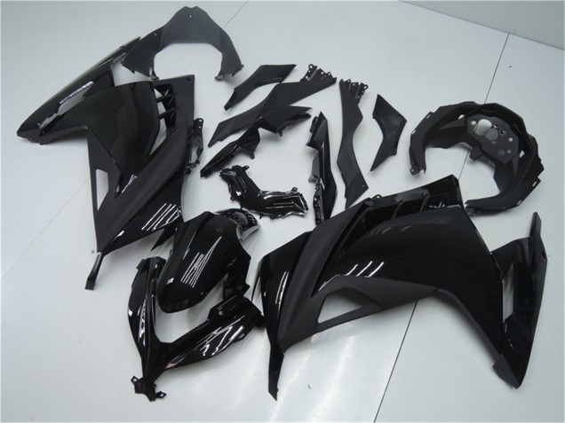 Glänzendes Schwarz Matt Schwarz 2013-2024 Kawasaki Ninja 300 EX300R Motorrad Verkleidung