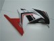 Weiß Rot Schwarz 2013-2024 Kawasaki Ninja 300 EX300R Motorrad Verkleidung