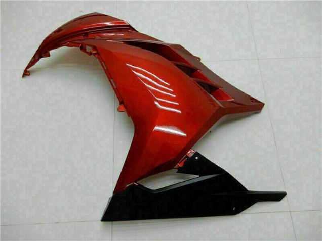 Rot Schwarz 2013-2024 Kawasaki Ninja 300 EX300R Motorrad Verkleidung