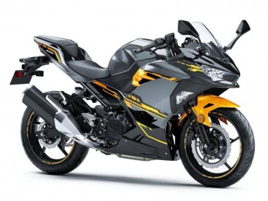 Schwarz Grau Orange 2018-2024 Kawasaki EX400 Motorrad Verkleidung