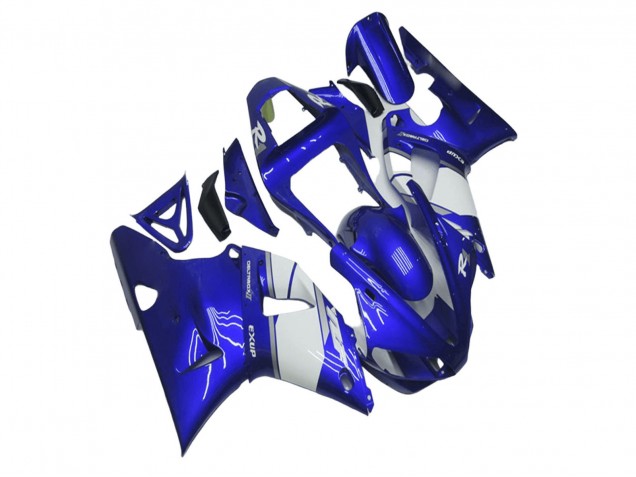 Blau Weiß 2000-2001 Yamaha YZF R1 Motorrad Verkleidung
