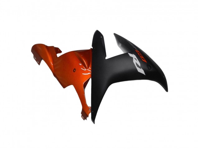 Orange Matt Schwarz 2002-2003 Yamaha YZF R1 Motorrad Verkleidung