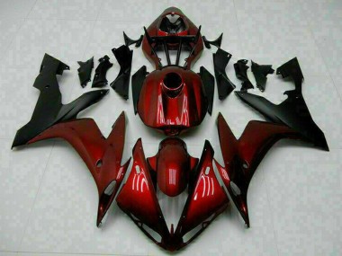 Kastanienbraun Rot Matt Schwarz 2004-2006 Yamaha YZF R1 Motorrad Verkleidung