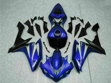 Blau Weiß Schwarz 2007-2008 Yamaha YZF R1 Motorrad Verkleidung