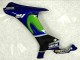 Blau Silber Schwarz Grün MoviStar 2015-2019 Yamaha YZF R1 Motorrad Verkleidung
