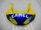 Gelb Blau Weiß Kamel Motul 1998-2002 Yamaha YZF R6 Motorrad Verkleidung