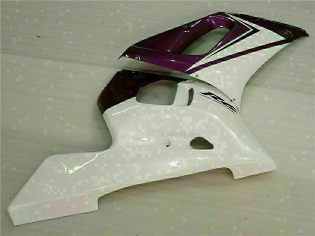 Weiß Lila 1998-2002 Yamaha YZF R6 Motorrad Verkleidung