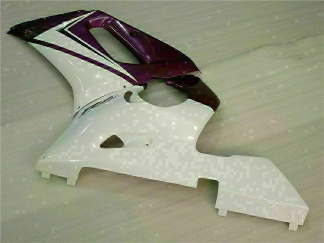 Weiß Lila 1998-2002 Yamaha YZF R6 Motorrad Verkleidung