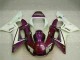 Weiß Lila 1998-2002 Yamaha YZF R6 Motorrad Verkleidung