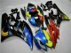Gelb Blau Rot Glänzendes Schwarz Hai 2006-2007 Yamaha YZF R6 Motorrad Verkleidung