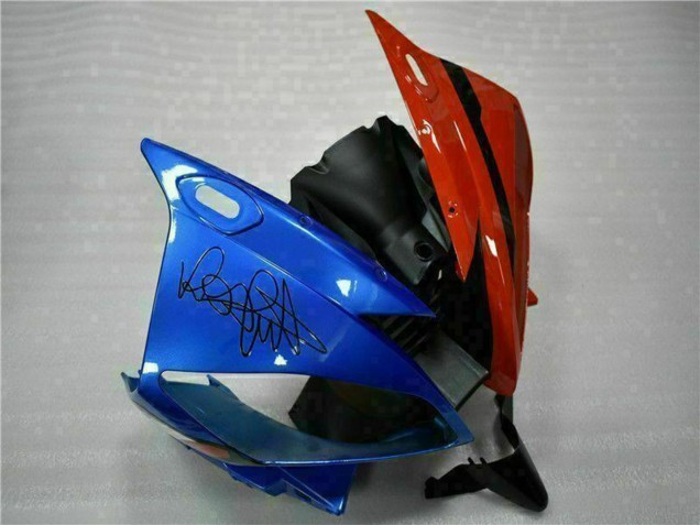 Gelb Blau Rot Glänzendes Schwarz Hai 2006-2007 Yamaha YZF R6 Motorrad Verkleidung