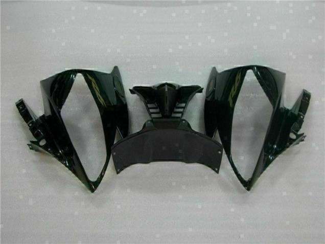 Glänzendes Schwarz Matt Schwarz Gold Aufkleber 2006-2007 Yamaha YZF R6 Motorrad Verkleidung