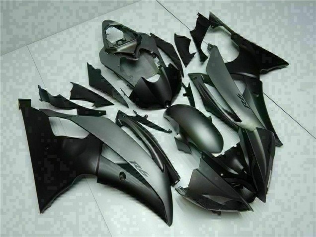Grau Matt Schwarz 2008-2016 Yamaha YZF R6 Motorrad Verkleidung