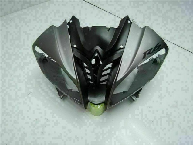 Grau Matt Schwarz 2008-2016 Yamaha YZF R6 Motorrad Verkleidung