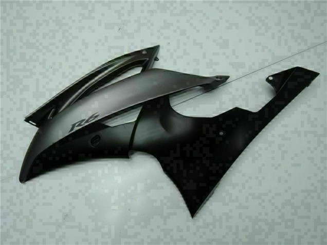 Grau Matt Schwarz 2008-2016 Yamaha YZF R6 Motorrad Verkleidung