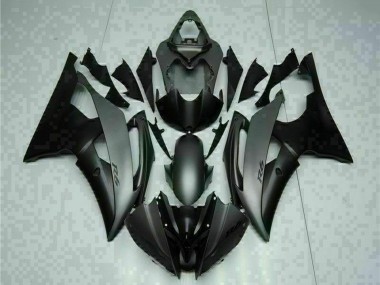 Grau Matt Schwarz 2008-2016 Yamaha YZF R6 Motorrad Verkleidung