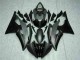 Grau Matt Schwarz 2008-2016 Yamaha YZF R6 Motorrad Verkleidung