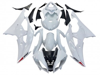 Glänzendes Weiß 2008-2016 Yamaha YZF R6 Motorrad Verkleidung Kit