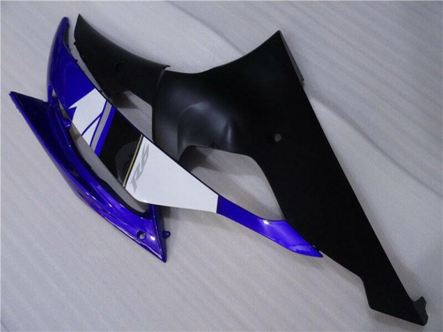Weiß Blau Matt Schwarz 2008-2016 Yamaha YZF R6 Motorrad Verkleidung