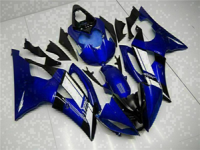 Blau Weiß 2008-2016 Yamaha YZF R6 Motorrad Verkleidung