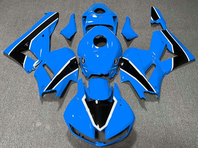 Hellblau Weiß Glänzendes Schwarz 2013-2026 Honda CBR600RR Motorrad Verkleidung