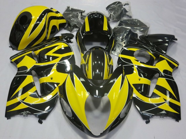 Gelb Schwarz 1996-2007 Suzuki GSXR 1300 Motorrad Verkleidung