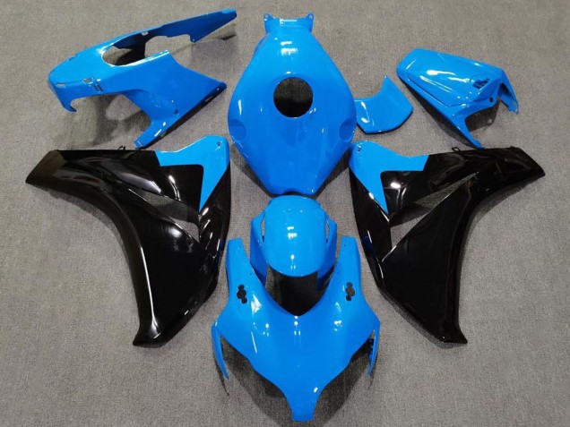 Babyblau Glänzendes Schwarz 2008-2011 Honda CBR1000RR Motorrad Verkleidung