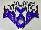 Blau Rot 2017-2023 Yamaha YZF R6 Motorrad Verkleidung