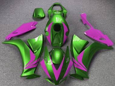 Grün Rosa 2012-2016 Honda CBR1000RR Motorrad Verkleidung