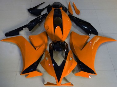 Orange Glänzendes Schwarz 2012-2016 Honda CBR1000RR Motorrad Verkleidung